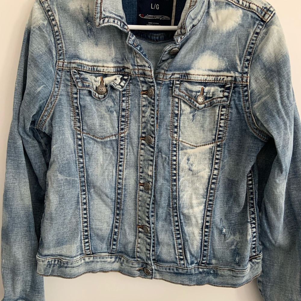 Silver Jeans Light Wash Denim Jacket